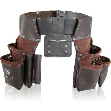 Durable Leather Tool Belt Rig