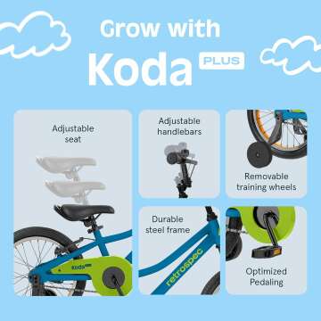 Retrospec Koda Plus Kids Bike - 16'' Wheels for Ages 4-6