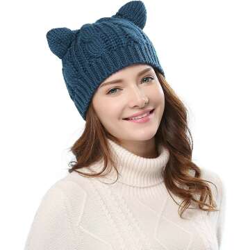 Cute Cat Ears Knitted Hats