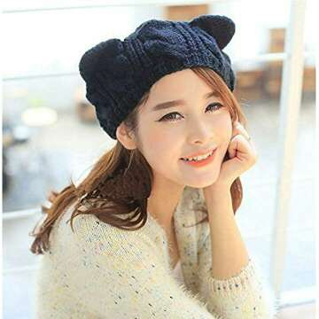 Cute Cat Ears Knitted Hats