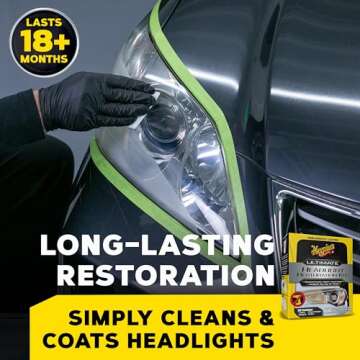 Meguiar's Ultimate Headlight Restoration Kit - Restore Clarity & Shine