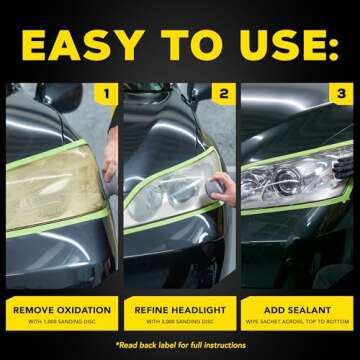 Meguiar's Headlight Restoration Kit - Easy & Effective