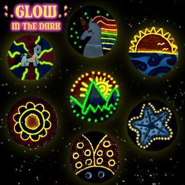 Glow in the Dark Kids Wooden Painting Kit