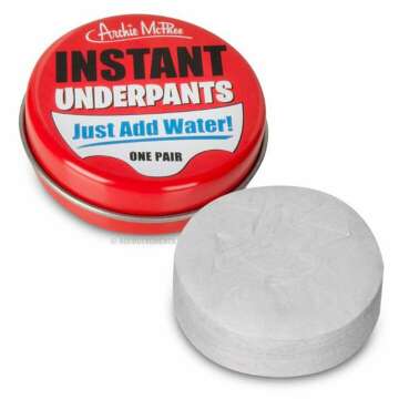 Instant Underpants by Archie McPhee – Just Add Water