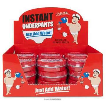 Instant Underpants by Archie McPhee – Just Add Water