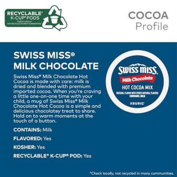 Swiss Miss Milk Chocolate Cocoa K Cups - 28 Count