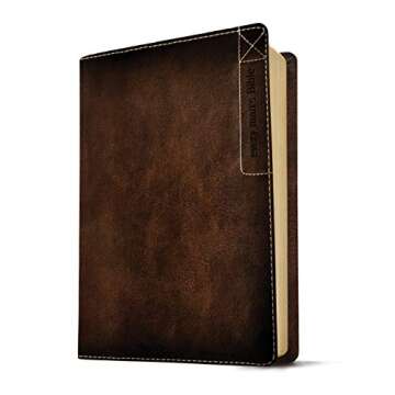 Every Man's Bible: New Living Translation, Deluxe Explorer Edition (LeatherLike, Brown) – Study Bible for Men with Study Notes, Book Introductions, and 44 Charts