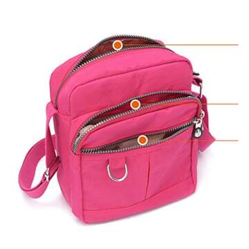 KARRESLY Waterproof Casual Nylon Purse - Crossbody Bag