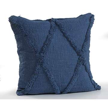 Royal Blue Throw Pillow 18"x18" - Stylish Comfort