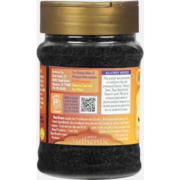 Rani Kalonji (Black Seed, Nigella Sativa, Black Cumin) Seeds 3oz (85g) PET Jar ~ All Natural | Gluten Friendly | NON-GMO | Kosher | Vegan | Indian Origin