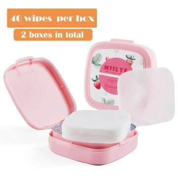 Convenient Nail Polish Remover Pads - 80PCS Box