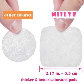 Convenient Nail Polish Remover Pads - 80PCS Box