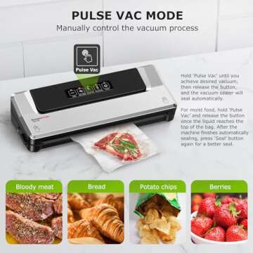 Bonsenkitchen Fast-Compact Vacuum Sealer Machine