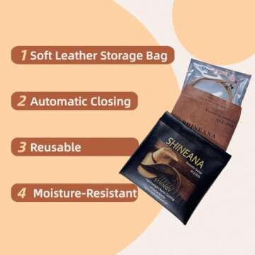 Guitar Strings - Acoustic Guitar Strings - Lightguage Nano Coating,Phosphor Bronze-Leather storage bag packaging-Gentel and Soft- For 6 String Guitars-Light,12-53 (Lightweight Nano Coating)