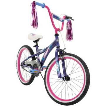 Huffy Boys and Girls 20" Bikes, Ideal for Ages 5+, Rugged and Durable Design, Easy to Assemble, Multiple Designs and Color Options Available, Beginner Level Rider