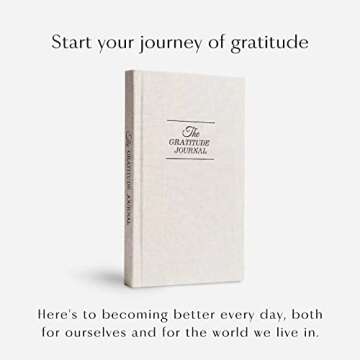 The Gratitude Journal : Five Minutes a Day for More Happiness, Positivity, Affirmation, Productivity, Mindfulness & Self Care - A Simple Effective Undated Daily Guide Planner for Women & Men (Beige)