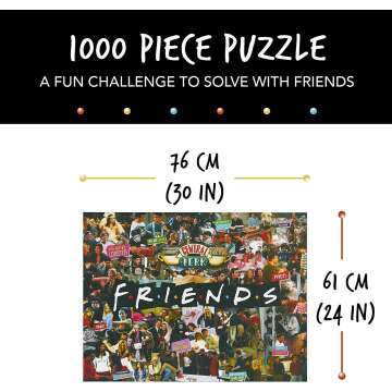 Friends TV Show Collage 1000 Piece Puzzle