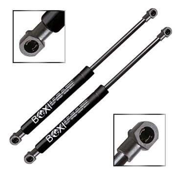 BOXI Qty(2) Rear Trunk Lift supports Gas Struts Shocks Fit for BMW 325i 2006-2010 / 328i 2007-2010 / 328xi 2007-2008 / 330i 2006 / 335D 2009-2010 / 335i 2007-2013 / M3 2008-2011 | SG302063 51244365788