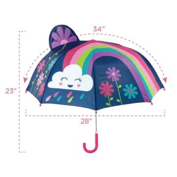 Stephen Josheph Gifts unisex child Stephen Joseph Pop Up Umbrella, Rainbow, One Size US