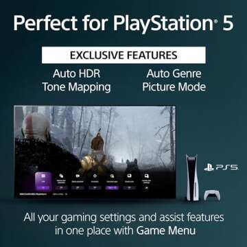 Sony A90K 48" 4K OLED Smart TV for Gamers