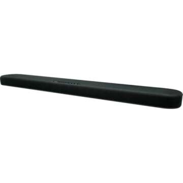 Yamaha Audio SR-B20A Sound Bar with Built-in Subwoofers and Bluetooth, Black