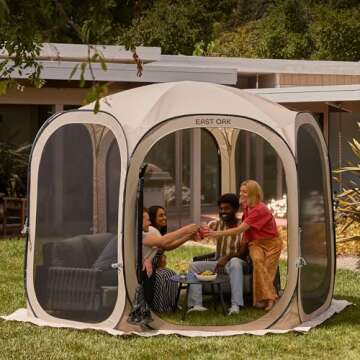 EAST OAK Pop-Up Screen Tent for Instant Shade