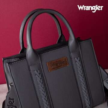 Wrangler Women's Tote Bag with Crossbody Strap