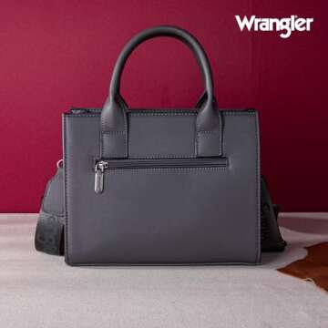 Wrangler Women's Tote Bag with Crossbody Strap