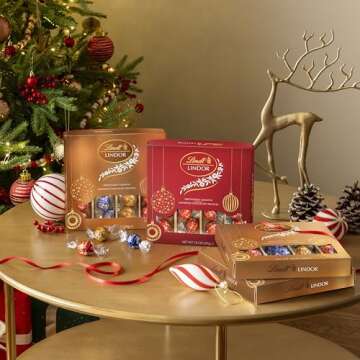 Indulge in Lindt LINDOR Assorted Chocolate Truffles Gift Box - 7.6 oz