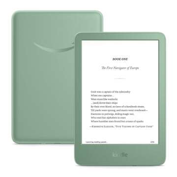 Amazon Kindle - Ultra-Lightweight, Glare-Free Display, 16GB Storage