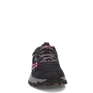 Saucony Women's Excursion TR16 Trail Running Shoe, Black/Fuchsia, 5