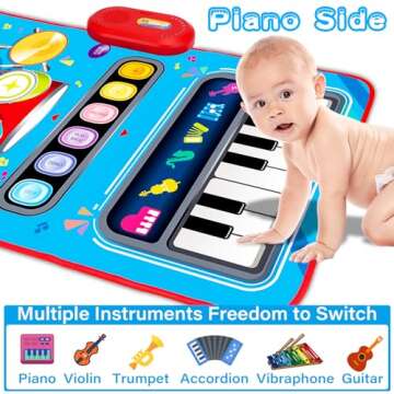 Baby Musical Mat: Perfect 1st Birthday Gift for Boys & Girls