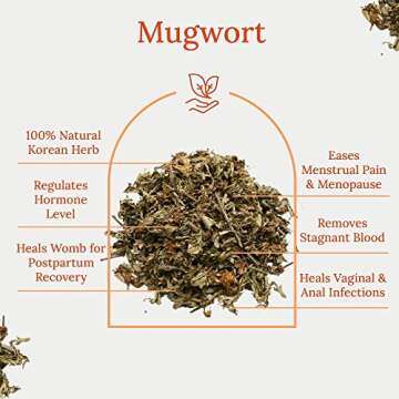 Riley House - Mugwort Herbal Bath Soak, All Natural Bath Soak for Women, Natural Bath Tea, Yoni Steaming Herbs, Sitz Bath Soak for Postpartum Care