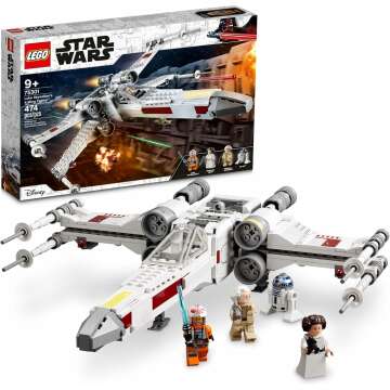 LEGO Star Wars Luke Skywalker's X-Wing Fighter Set - Great Gift for Kids