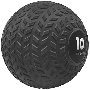 Champion Sports Rhino Fitness Slam Ball, 10 Pounds,Black