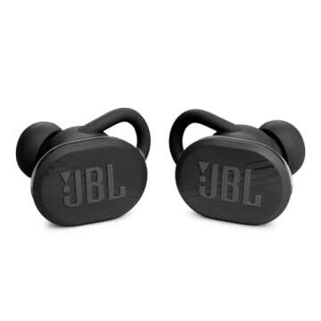 JBL JBLENDURACEBLKAM-Z Endurance Race Waterproof Wireless Sport Earbuds Black - Certified (Renewed)