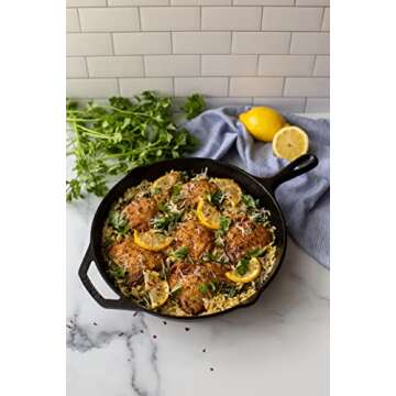 Lodge Cast Iron Skillet Set - Pre-Seasoned 3 Piece