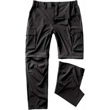 Gash Hao Convertible Hiking Pants - Waterproof, Quick-Dry & Lightweight Gear