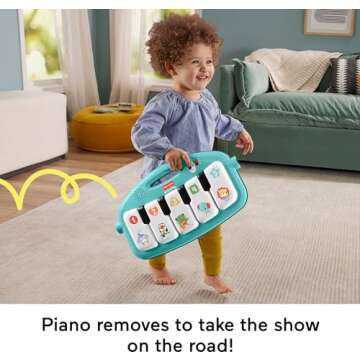 Fisher-Price Glow and Grow Kick & Play Piano Gym