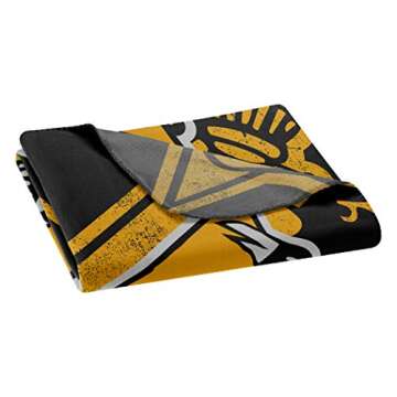 The Northwest Company NHL Pittsburgh Penguins Fleece Throw Blanket, 50" x 60", Fade Away