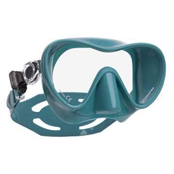 SCUBAPRO Trinidad 3 Diving Mask (Turquoise)