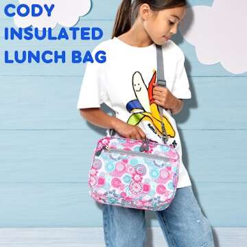 J World New York Cody Lunch Bag, Blue Raspberry, One Size