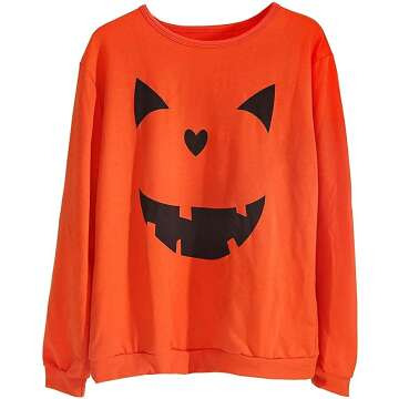 Women's Pumpkin Sweatshirts