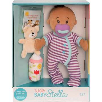 Manhattan Toy Wee Baby Stella 12" Soft Doll Set