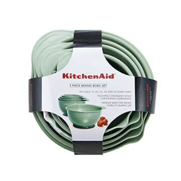 KitchenAid - KE178OSPIA KitchenAid Classic Mixing Bowls, Set of 5, Pistachio