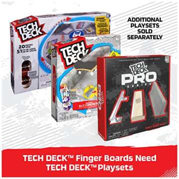 TECH DECK, Ultra DLX Fingerboard 4-Pack, Element Skateboards, Collectible and Customizable Mini Skateboards, Kids Toy for Ages 6 and up