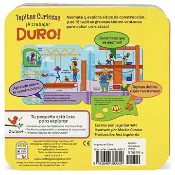 ¡A trabajar duro! (Dig! Lift-a-Flap Board Book) en español (Spanish Language Edition) (Peek-a-flap Board Books) (Spanish Edition)