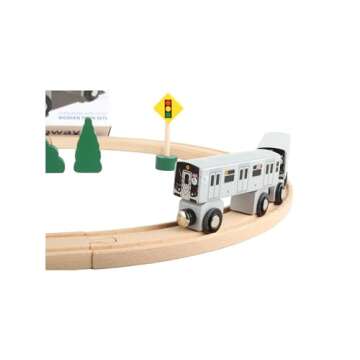 Daron NYC MTA 20Piece Wooden Subway Set