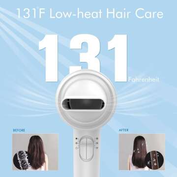 Cordless Hair Dryer with Ionic Technology 110,000 RPM