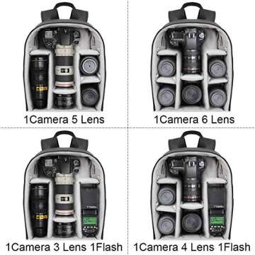 Waterproof CADeN Camera Backpack for Professionals